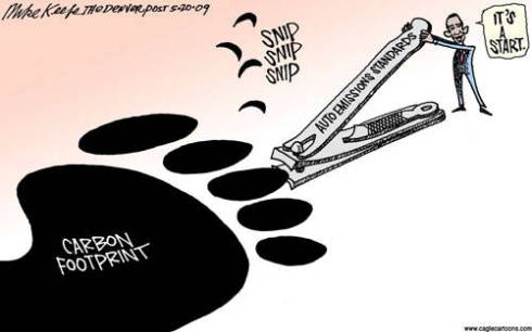 וכך מתחילים להפחית את כמות הפחמן בטביעת כף  הרגל...