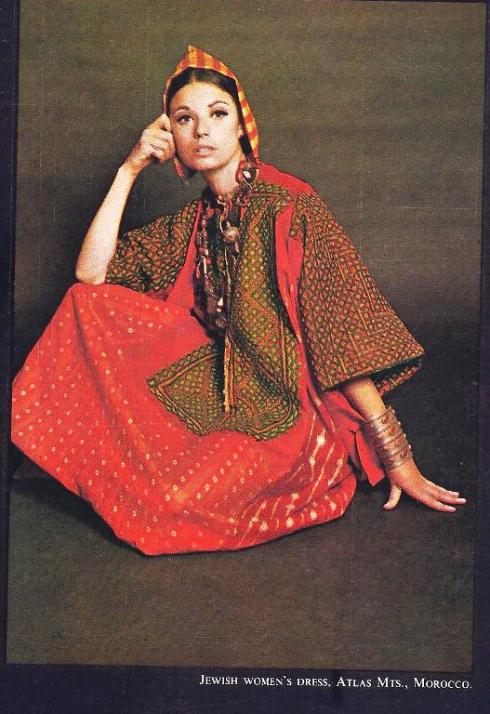 דגם של אשה מהרי האטלס במרוקו ששימש מקור השראה לקולקציה של "ג'רקולי"