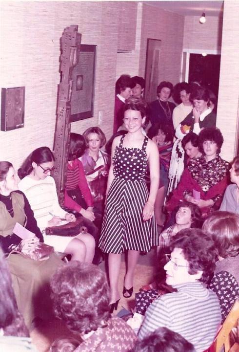 אורלי שלמדה אצלי בסדנת תפירה, בדגם נוסף. 